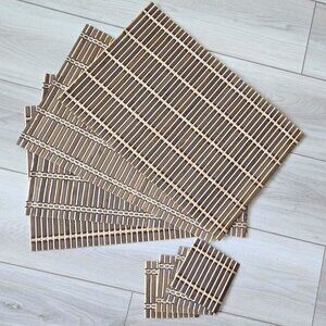 Bamboo Placemats and Coasters